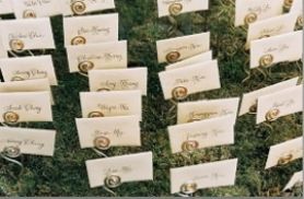 Esempi di segnaposti per il matrimonio