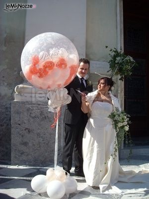 palloncino matrimonio roma