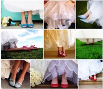 Scarpe sposa colorate