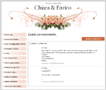 Pagine Guestbook con commenti