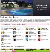 Pagine relative al Matrimonio nella tua città