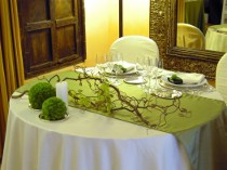 Tavolo per il matrimonio tema uva e autunno realizzato da Debraflower