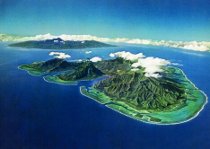 Le Isole Polinesiane viste dall'alto