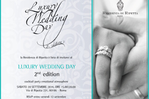 Invito per l'evento 'Luxury Wedding Day 2014'