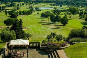 Vista dei campi da golf del Golf Club Castel Gandolfo