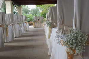 Dettaglio della cerimonia di nozze a Villa Sant'Elia