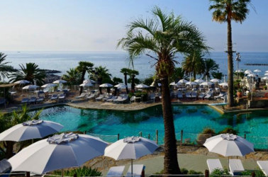 piscina all'aperto Royal Hotel Sanremo