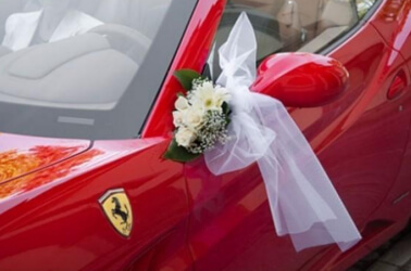 Noleggio Ferrari per matrimonio