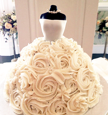 Dress Wedding Cake