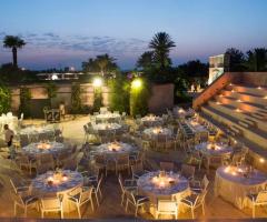 Grand Hotel Masseria Santa Lucia - L'allestimento per il ricevimenti di sera