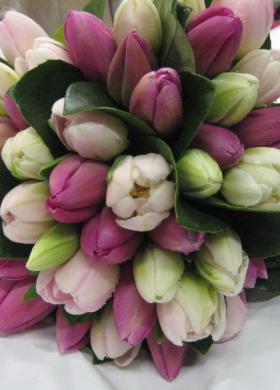 Bouquet di tulipani per la sposa