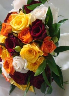 Bouquet rose colorate