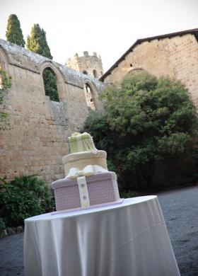 Wedding cake asimmetrica per il matrimonio