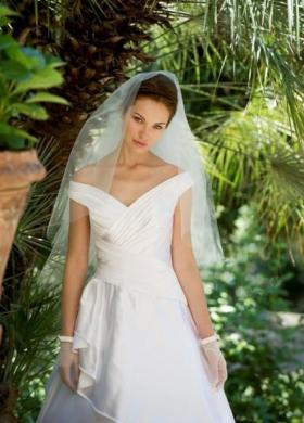Vestito da sposa con scollo a V intrecciato - Modello Tenerife
