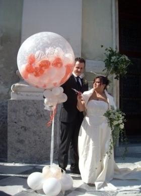 Il Punto Esclamativo - Decorazioni con palloncini per gli sposi