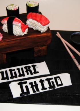 Sushi cake per matrimoni a tema