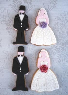Biscotti a forma di sposi