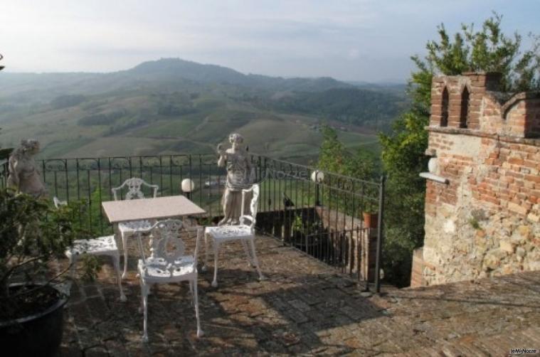 Vista della location di matrimonio a Pavia