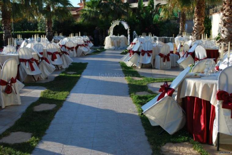 Park Hotel Leon D'Oro - Ricevimento di matrimonio in rosso e bianco