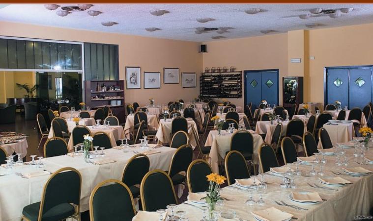 Sala ricevimenti dell'Hotel per matrimoni Il Gelso Bianco a Misterbianco (Catania)