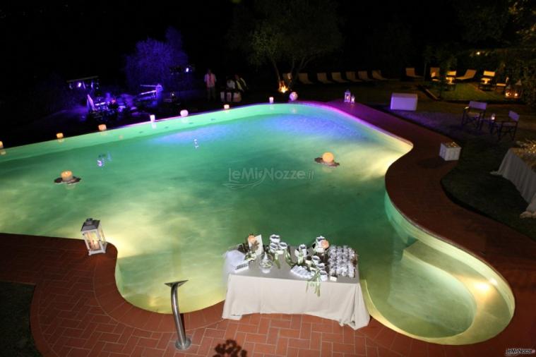Ricevimento di matrimonio a bordo piscina - Montecatini Golf Club