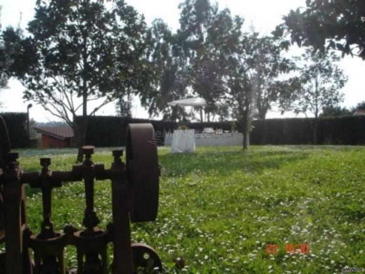 Giardino della location di matrimonio