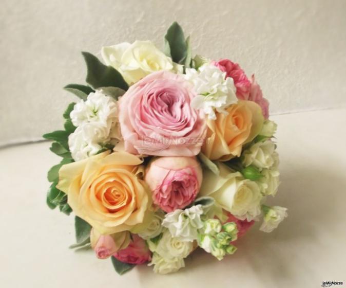 Bouquet colori pastello - La Gardenia