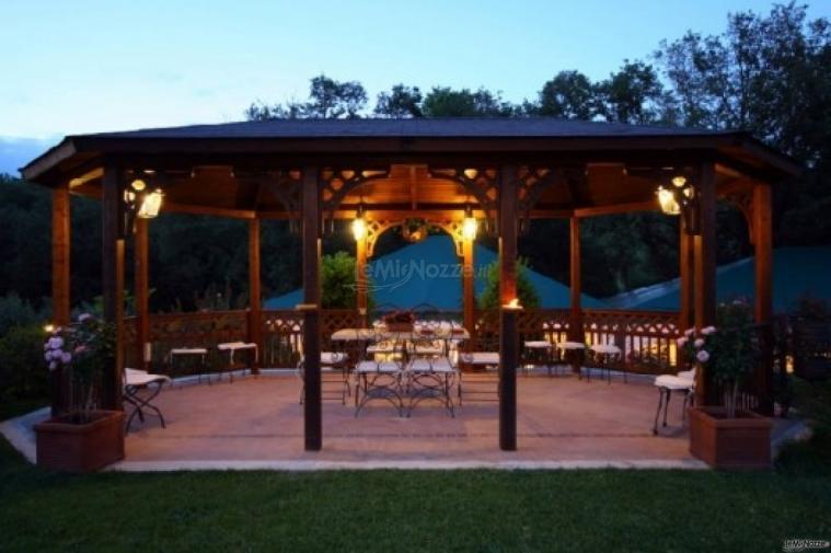 Gazebo per il buffet di matrimonio