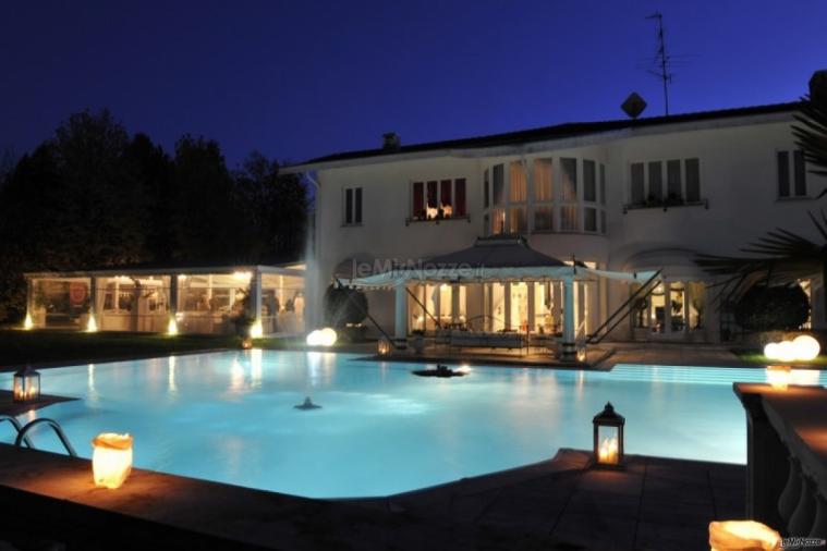 Villa con piscina per il matrimonio a Milano