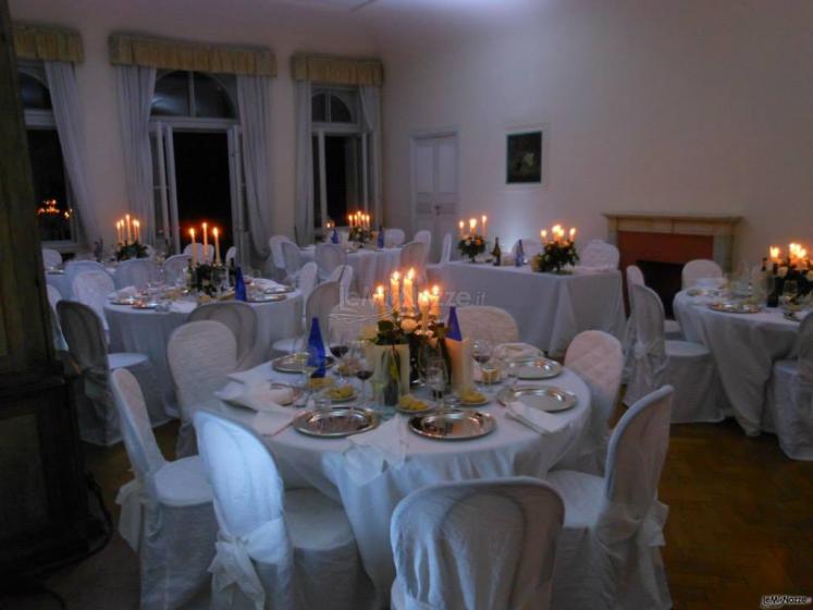 Candelabri per i tavoli di matrimonio