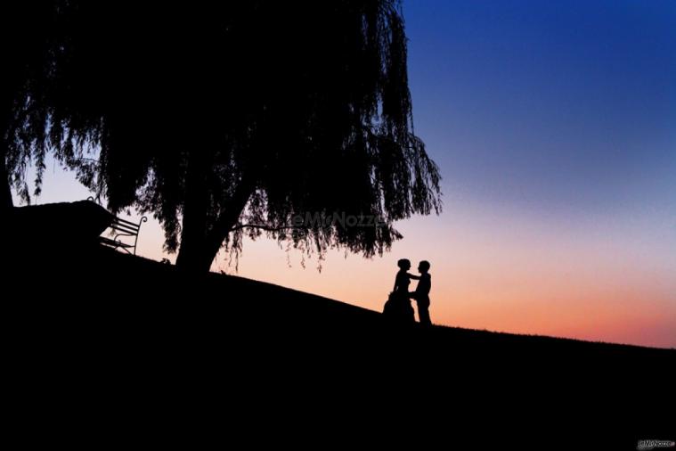 Enrico Ferri Fotografo - Tramonto con gli sposi