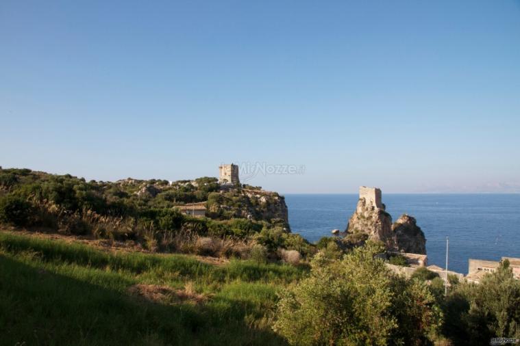 Panorama sulla tonnara da Torre Dora