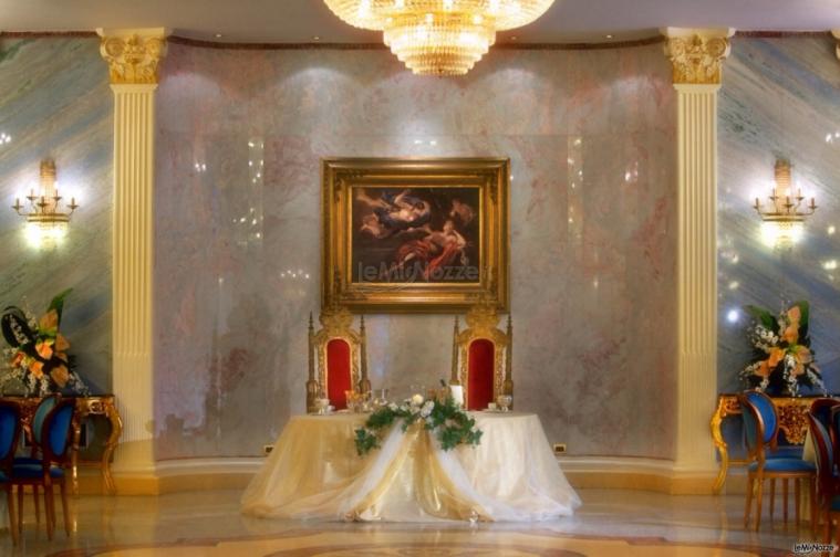 Lo Smeraldo Ricevimenti - Il tavolo degli sposi al Palladio
