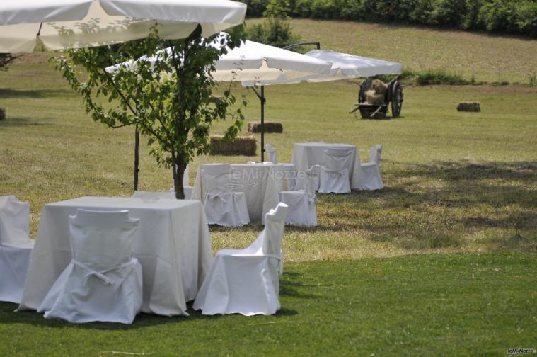 Tavoli per l'antipasto di matrimonio