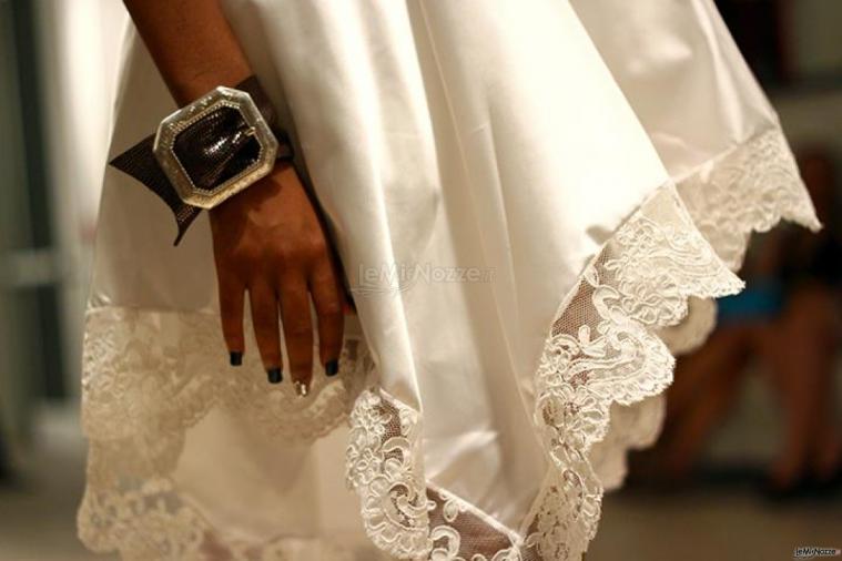 Atelier Alfina - Un particolare dell'abito da sposa