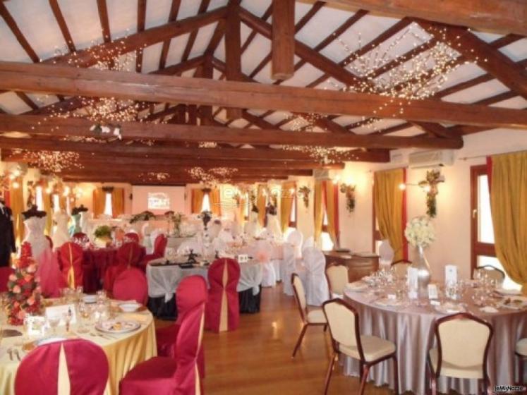 Sala per il ricevimento di matrimonio