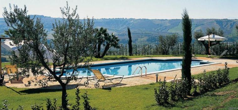 Piscina della location di matrimonio