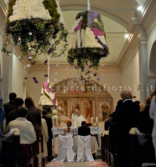 Addobbi floreali per il ricevimento di matrimonio a Torino