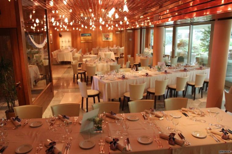 Ristorante La Moia - La sala affacciata sul giardino