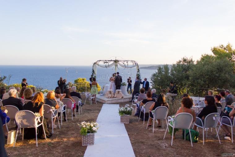 Cala dei Balcani - La cerimonia nunziale all'aperto