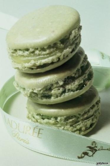 Macarons al basilico per il matrimonio