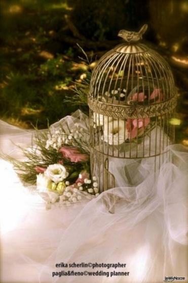 Coreografia shabby chic per il matrimonio