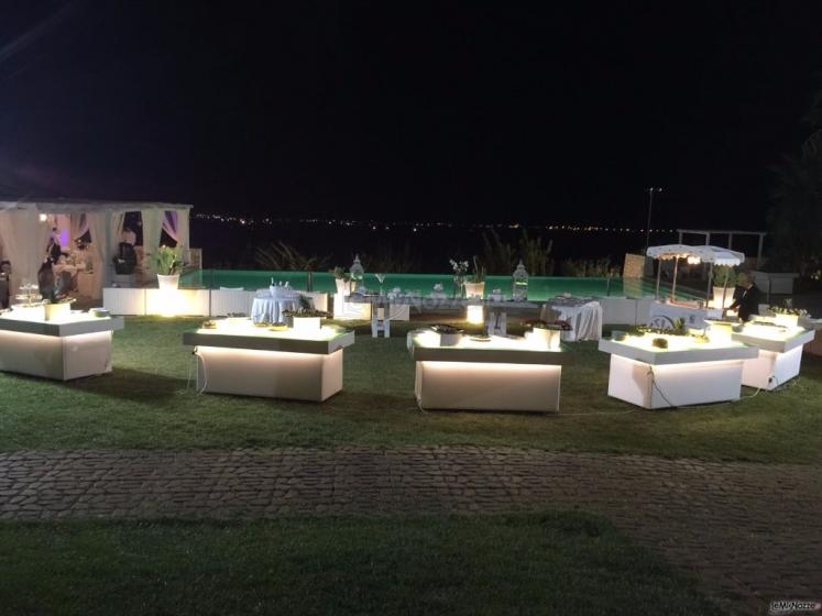 Masseria Santa Teresa -
 Allestimento per il buffet di sera