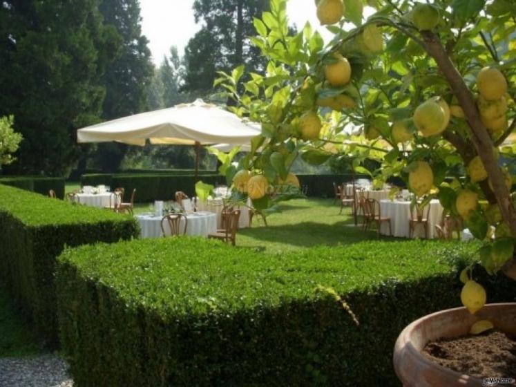 Giardino per il ricevimento di nozze