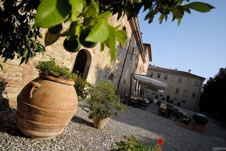 Ristorante I Secoli - Vista da giardino della villa per il matrimonio