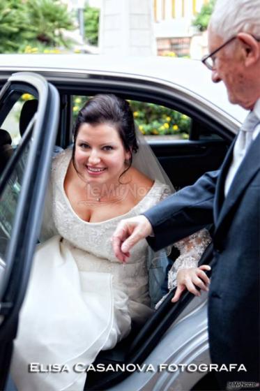 Arrivo sposa in chiesa