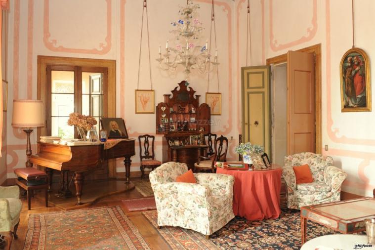 Salottino interno della villa