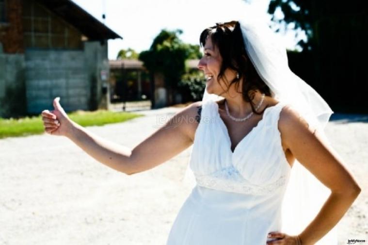 Posa fotografica della sposa