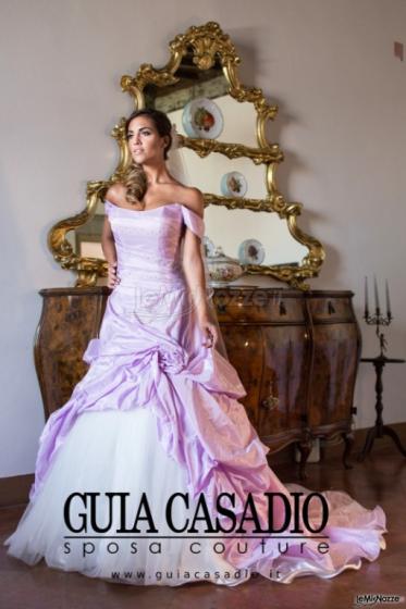 Abito da sposa lilla - Atelier Guia Casadio by Guia Fashion