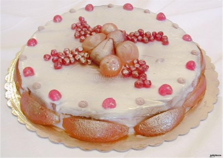 Cassata siciliana per ricevimento di matrimonio realizzata a Siracusa